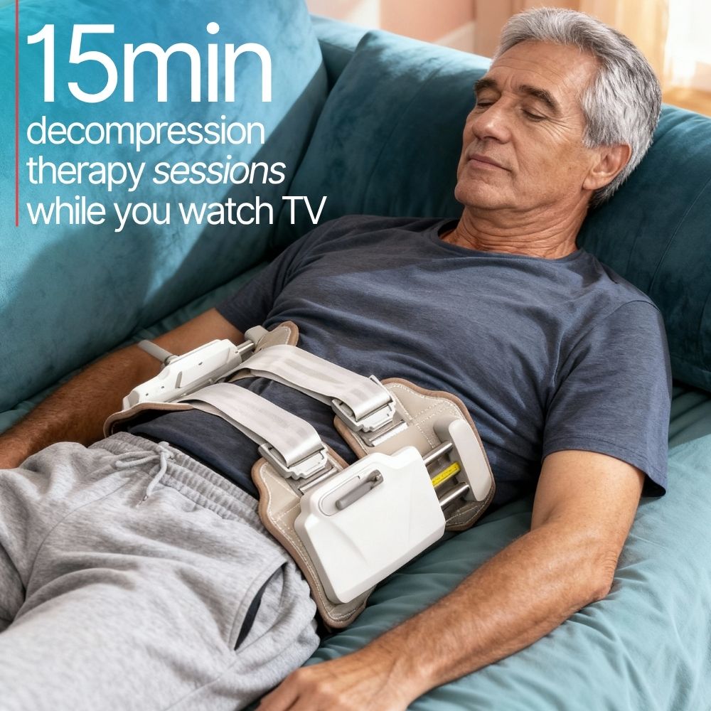 Step 1 — 15-minute decompression session lying down