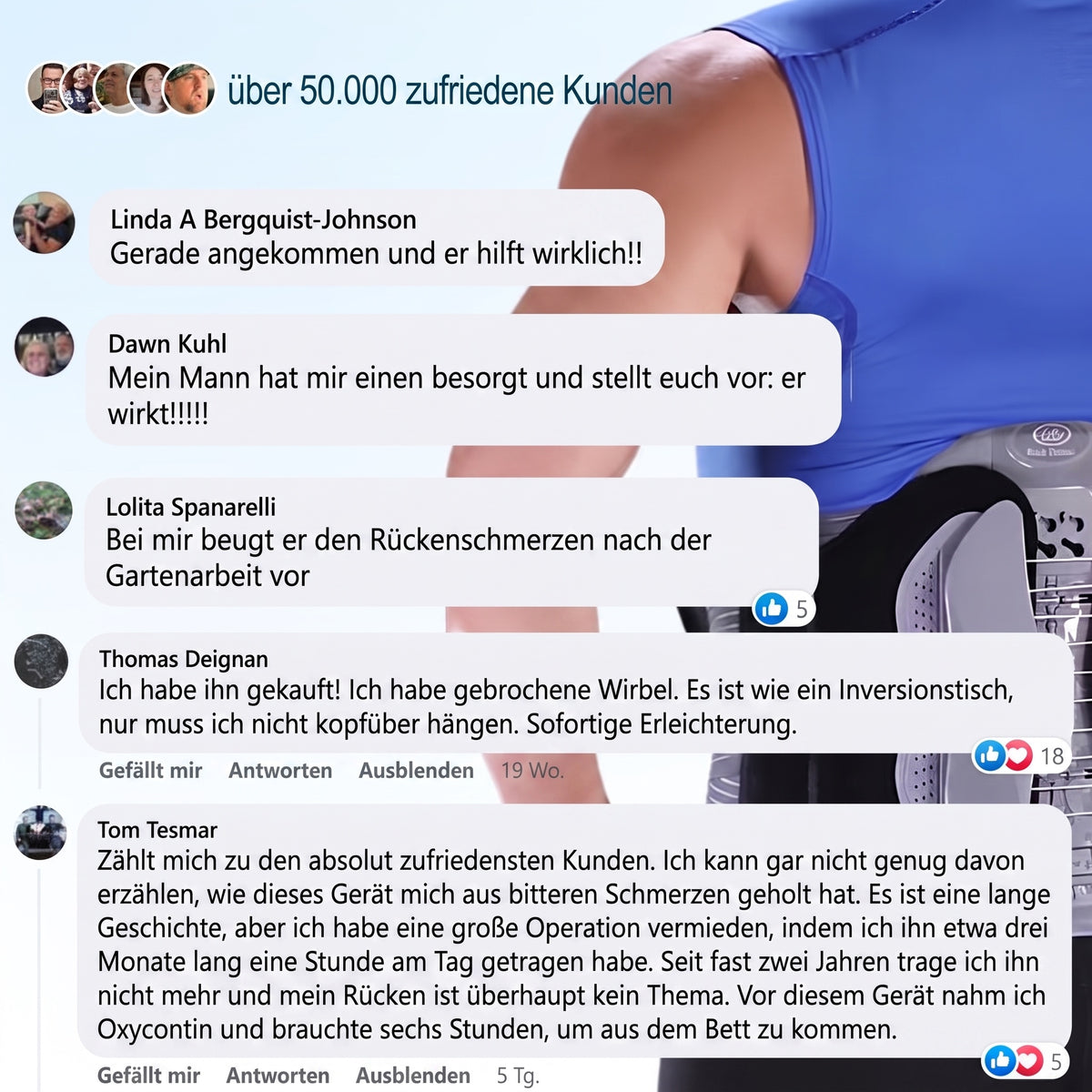 Neurogena™ Rückenstützgürtel