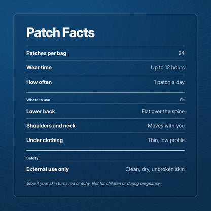 Lumbar Warming Patches