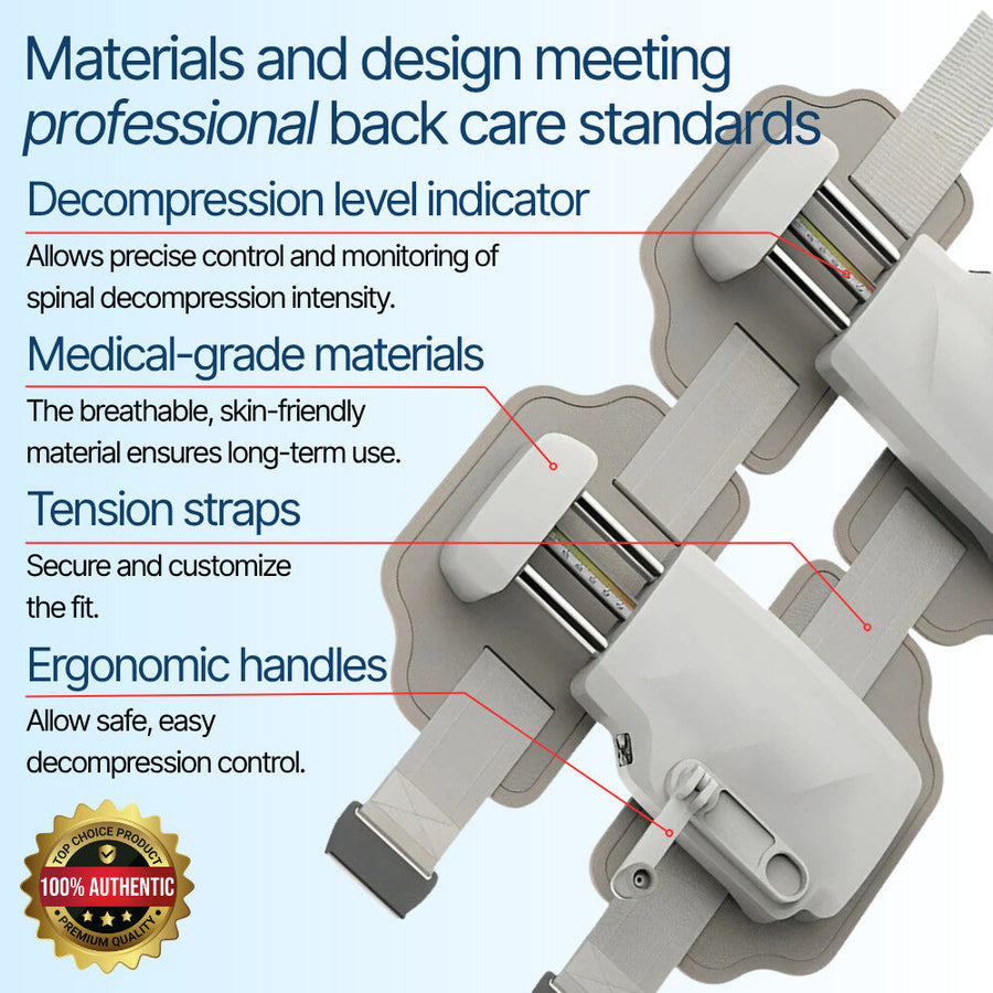 Materials and design meeting professional back care standards